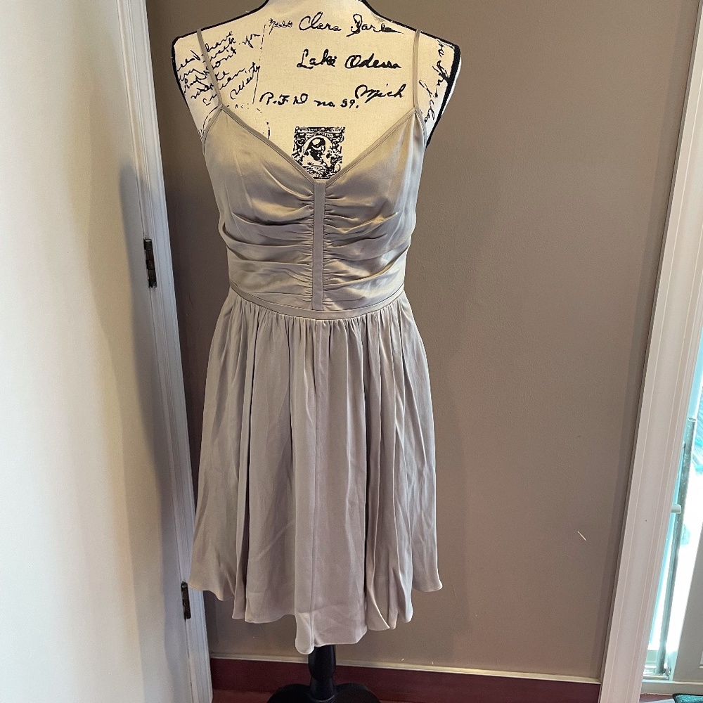 Banana Republic silk spaghetti strap dress